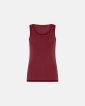 Tanktop | 100% merino uld | Rød - Dovre Women