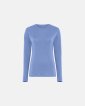 Langærmet t-shirt | 100% merino uld | Blå - Dovre Women