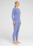 Langærmet t-shirt | 100% merino uld | Blå -Dovre Women