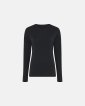 Langærmet t-shirt | 100% merino uld | Sort - Dovre Women