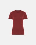 T-shirt | 100% merino uld | Rød -Dovre Women