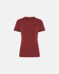 T-shirt | 100% merino uld | Rød - Dovre Women