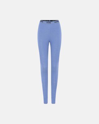 Leggings | 100% merino uld | Blå
