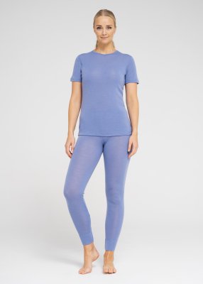 Leggings | 100% merino uld | Blå