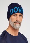 Beanie | 100% uld | Navy/lys blå -Dovre