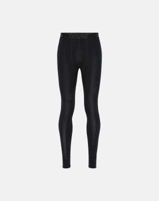 Long johns | 100% merino uld | Sort -Dovre
