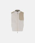 Teddy fleece vest | Polyester | Beige -Dovre