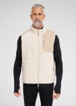 Teddy fleece vest | Polyester | Beige -Dovre