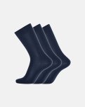 Sokker 3-pak | Økologisk uld | Navy -Dovre