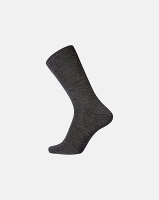 Sokker "no elastic / twin" | 3-pak | Uld | Mørk grå -Dovre