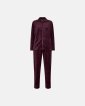 Pyjamas sæt i velour | Bomuld | Rød - Decoy