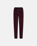 Pyjamas sæt i velour, Bomuld, Rød