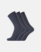 Strømper "no elastic" 3-pak | Uld | Navy - Dovre