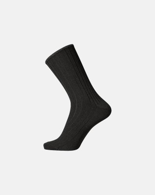 Strømper "no elastic" 3-pak | Uld | Sort -Dovre