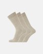 Strømper "no elastic" 3-pak | Bomuld | Beige - Dovre