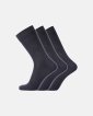 Strømper "no elastic" 3-pak | Bomuld | Navy - Dovre