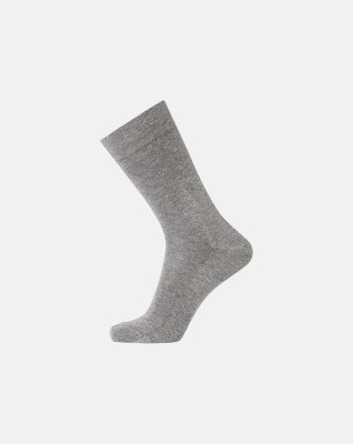 Strømper "no elastic" 3-pak | Bomuld | Grå -Dovre