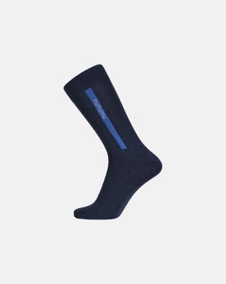 "E" strømper | Uld | Navy -Egtved