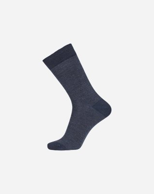Strømper "twin" | Bomuld/uld | Navy stribe -Egtved