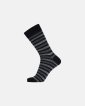 Strømper | Uld | Sort stripe - Egtved