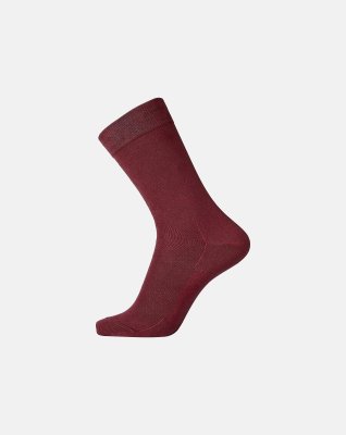Strømper "ventilated sole" | Bomuld | Mørk rød -Egtved