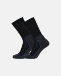 Strømper "terry" 2-pak | Økologisk uld | Navy -Dovre