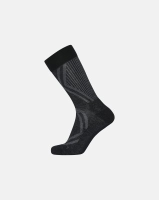 Strømper "terry" 2-pak | Økologisk uld | Sort -Dovre