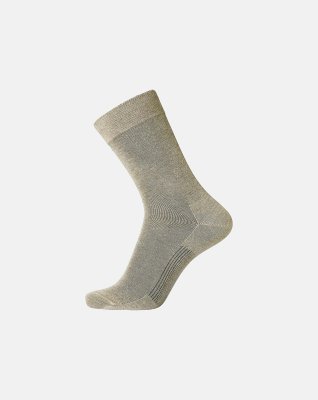 Strømper "ventilated sole" | Bomuld | Mørk beige -Egtved