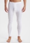 Long johns m. gylp | 100% økologisk bomuld | Hvid -Dovre