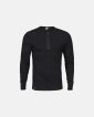 Langærmet t-shirt "Grandad" | 100% økologisk bomuld | Sort - Dovre