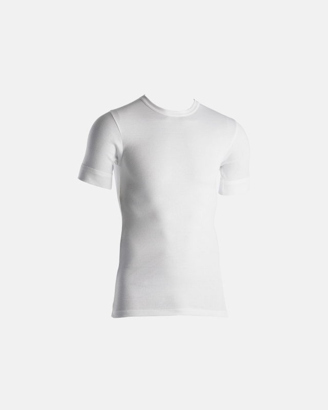 Shirt "rib" | 100 økologisk Bomuld | Hvid