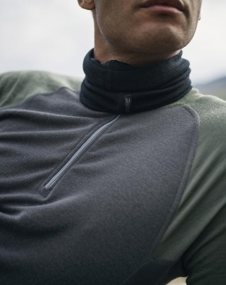 Halsedisse | 100% økologisk uld | Sort -Dovre