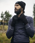 Beanie | 100% økologisk uld | Sort -Dovre