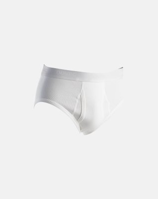 Briefs m. gylp | 100% økologisk bomuld | Hvid -Dovre