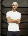 T-shirt "o-neck" | Økologisk bomuld | Sort -Dovre