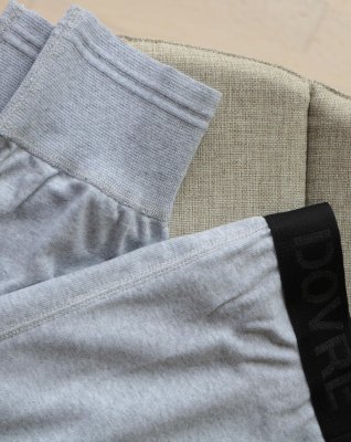 Long johns m. gylp "3/4 længde" | 100% økologisk bomuld | Lys grå -Dovre