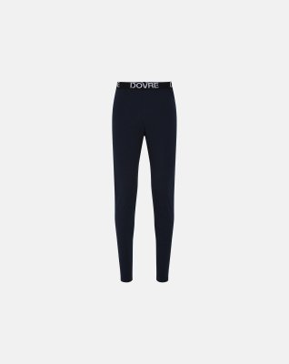 Long johns | 100% knitted merino uld | Marine -Dovre