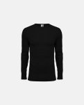 Langærmet t-shirt | 100% økologisk bomuld | Sort -Dovre