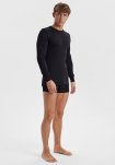 Langærmet t-shirt | 100% økologisk bomuld | Sort -Dovre