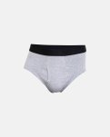 Briefs m. gylp | 100% økologisk bomuld | Lys grå -Dovre