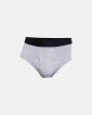 Briefs m. gylp | 100% økologisk bomuld | Lys grå - Dovre