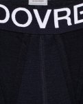 Tights m. gylp | 100% merino uld | Sort -Dovre