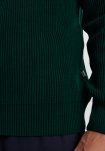 Pullover "knitted" | Bomuld | Grøn -Resteröds