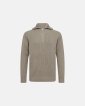 Pullover med høj hals | Bomuld | Sand - Resteröds