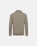 Pullover med høj hals | Bomuld | Sand -Resteröds