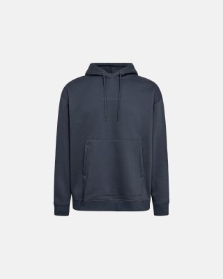 Hoodie med logo | Bomuld | Grå