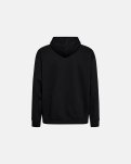 Hoodie med logo | Bomuld | Sort -Resteröds