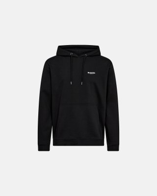 Hoodie m. logo | Bomuld | Sort