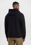 Hoodie m. logo | Bomuld | Sort -Resteröds