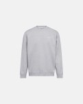 Sweatshirt m. logo | Bomuld | Lys grå -Resteröds